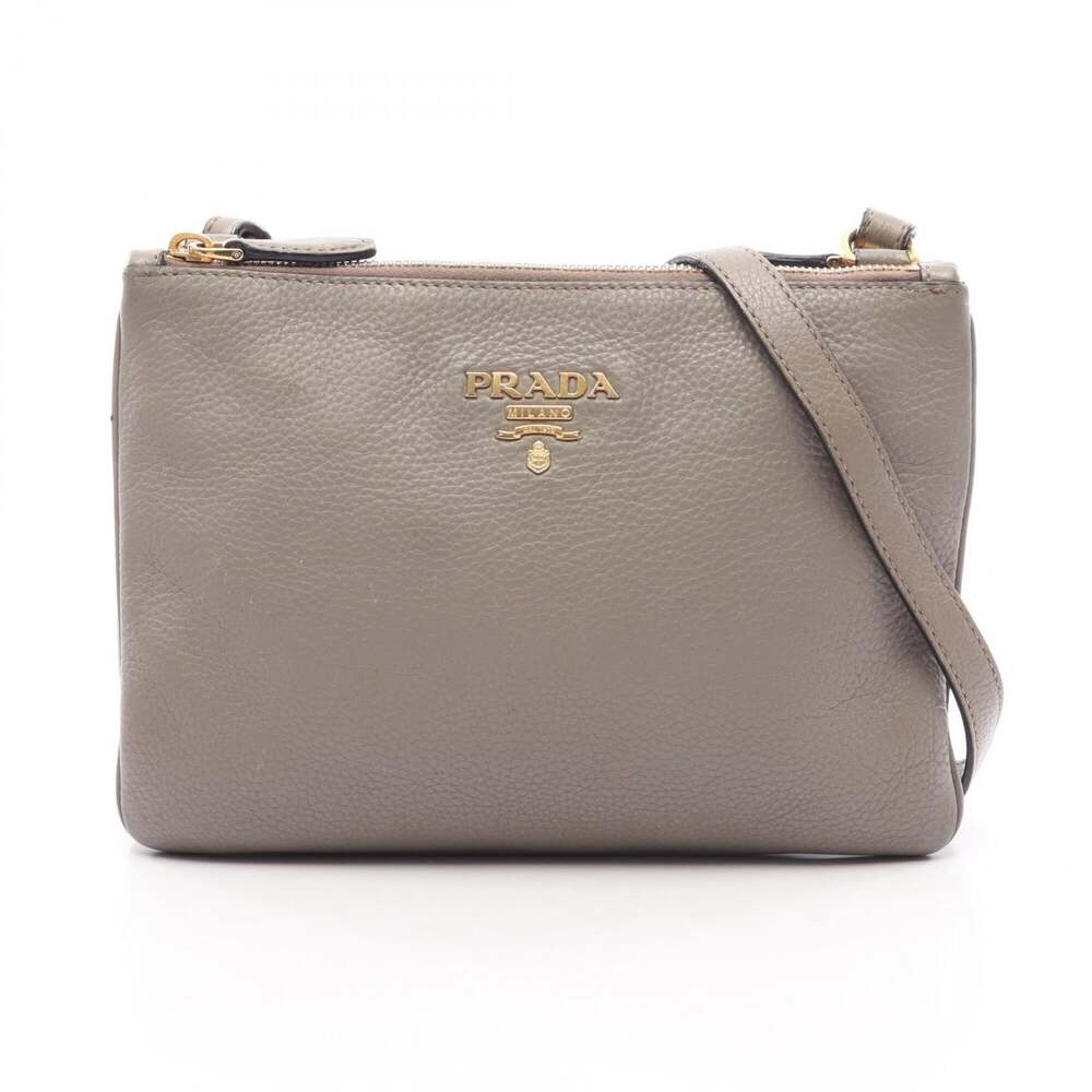 Prada Double Zip Crossbody Bag Vitello #325226P82B